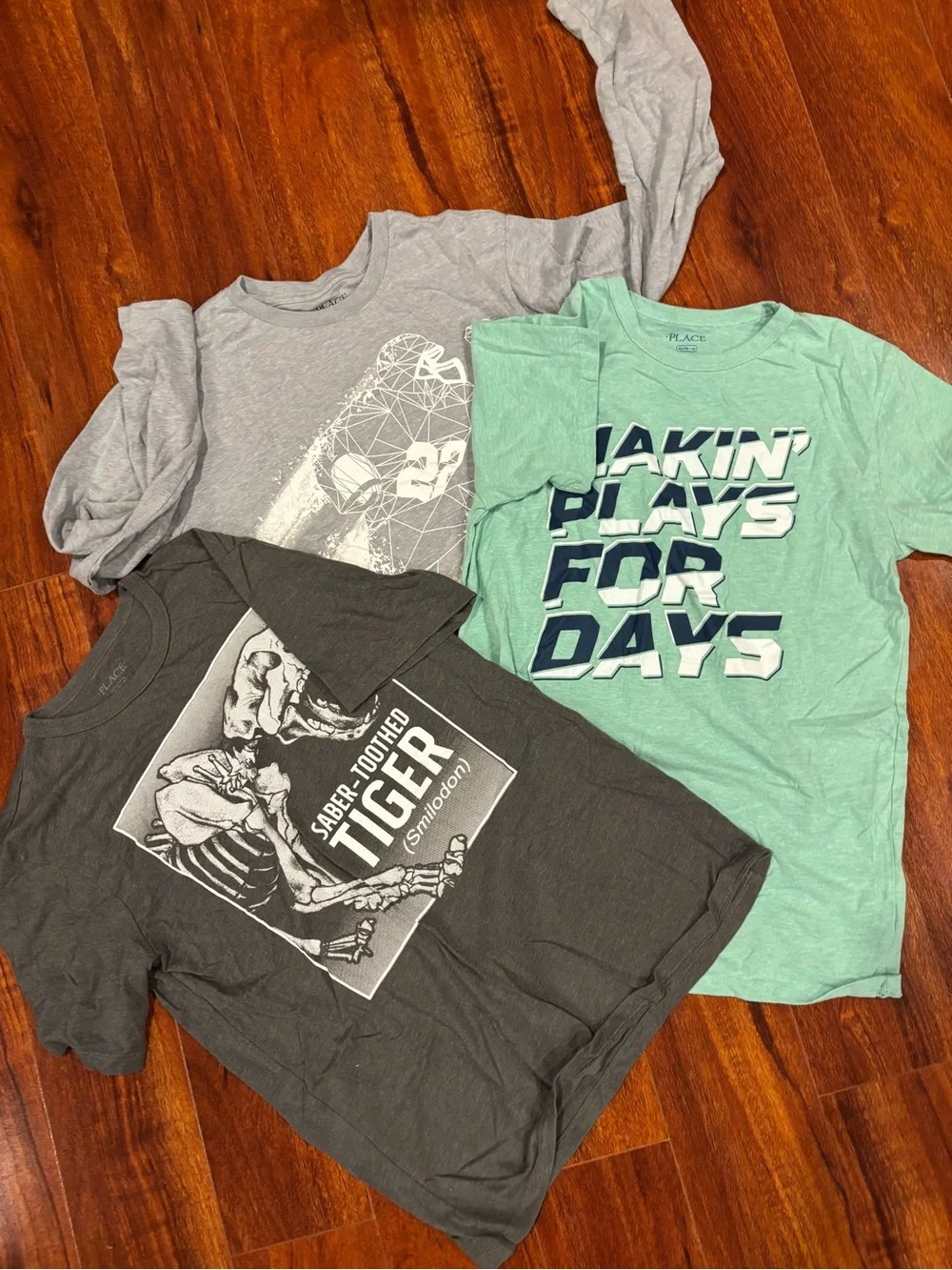 The Children's Place Mint Green Graphic 'Takin' Plays For Days' Tee
